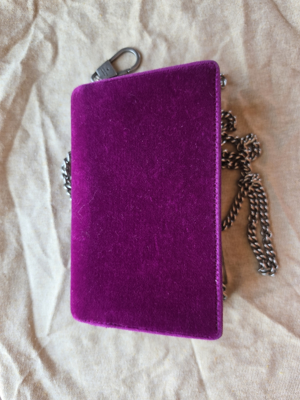 Gucci Dionysus Velvet Super Mini Chain Bag - Picture 10 of 16